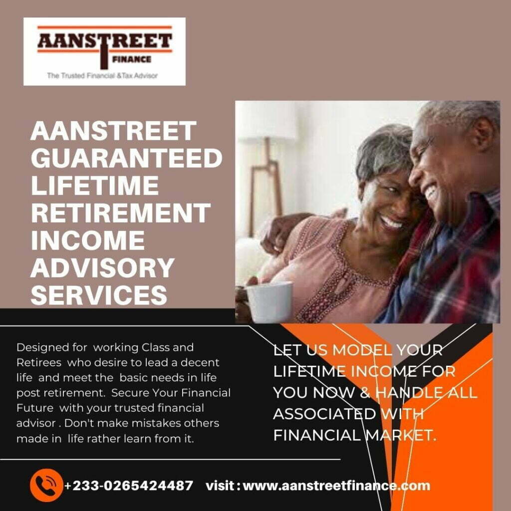 Guranteed LIfetime Retirement Advice Aanstreet Financial Advisory Services Aanstreet Finance