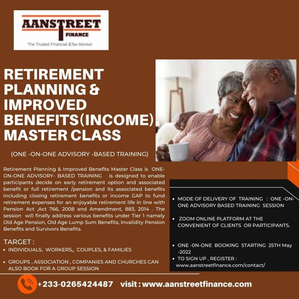Retirement Planning Improved Benefits Income Masterclass - Aanstreet Financial Planning Masterclass from Aanstreet Finance